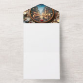 3.5x5 Trouw enveloppen | Elegante adressering All In One Uitnodiging (Binnen)