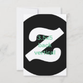 3,5x5 verticale uitnodiging (Achterkant)