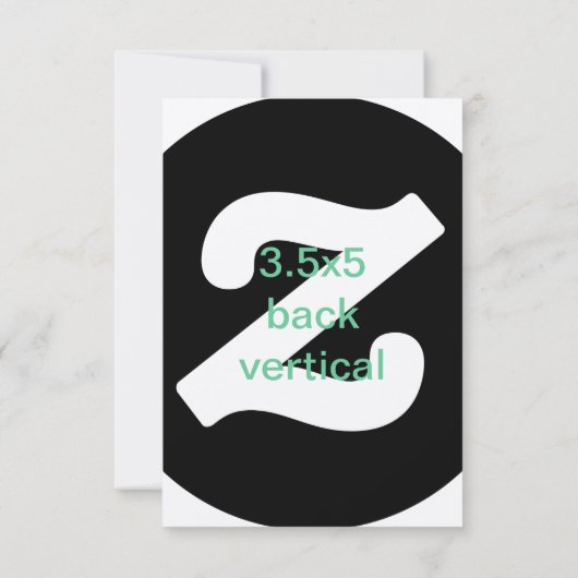 3,5x5 verticale uitnodiging (Achterkant)