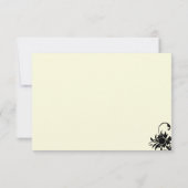 3,5x5  zwart Ivory RSVP (Achterkant)