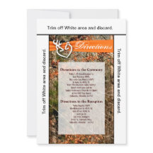 3.5x6 Direction Card Deer Couple Doe Buck Camo