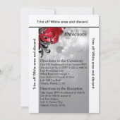 3.5x6 Direction Card Red Masquerade Kaart (Voorkant)