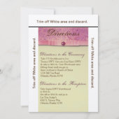 3.5x6 richtingen Kaart Amethist Jewel reliëfpapier (Voorkant)