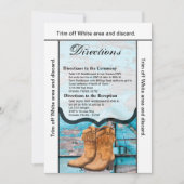 3.5x6 richtingen Kaart Blauw Houten Schuurdeurlaar (Voorkant)