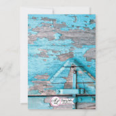 3.5x6 richtingen Kaart Blauw Houten Schuurdeurlaar (Achterkant)