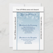 3.5x6 richtingen Kaart Crystal Snowflakes Winter (Voorkant)