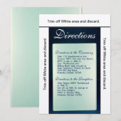 3.5x6 richtingen Kaart Frosted Glass Mirror Modern (Voorkant / Achterkant)