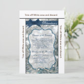 3.5x6 richtingen Kaart Gebarsten Ijs Wintersneeuw  (Staand voorkant)