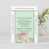 3.5x6 Richtingen Kaart Groen en orchidee (Staand voorkant)