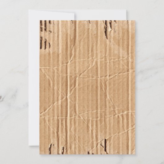 3.5x6 richtingen Kaart Kartonnen Flap Wit Lint (Achterkant)