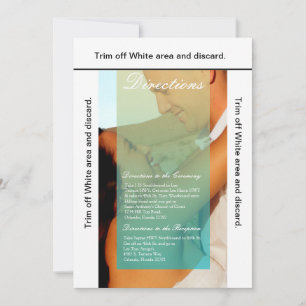 3.5x6 richtingen Kaart Sunset Fade Blauwgroen Blue