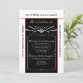 3.5x6-richtingenkaart Art Deco Roaring 20s GATSBY Kaart (Staand voorkant)