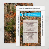 3.5x6 Richtingskaart Herten Koppel Hinde Bok Camo Kaart (Voorkant / Achterkant)