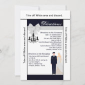 3.5x6 Routebeschrijving Kaart ARMY Uniform Blues B (Voorkant)