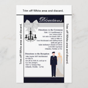 3.5x6 Routebeschrijving Kaart ARMY Uniform Blues B