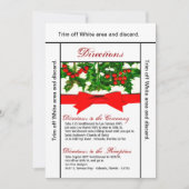 3.5x6 Routebeschrijving Kaart Baughs Holly Berry C (Voorkant)