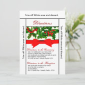 3.5x6 Routebeschrijving Kaart Baughs Holly Berry C (Staand voorkant)