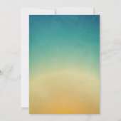 3.5x6 Routebeschrijving Kaart Beach Sunset Palm Tr (Achterkant)