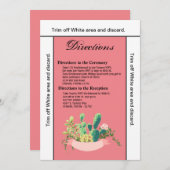 3.5x6 Routebeschrijving Kaart Bohemian Cactus Succ (Voorkant / Achterkant)