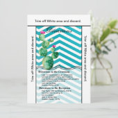 3.5x6 Routebeschrijving Kaart Boho Cacti Cactus Su (Staand voorkant)