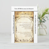 3.5x6 Routebeschrijving Kaart  Ceremonie Ring Exch (Staand voorkant)