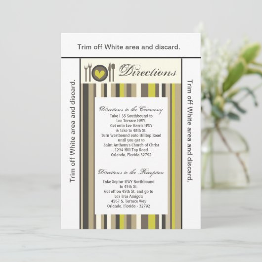 3.5x6 Routebeschrijving Kaart China Bord Silverwar (Staand voorkant)