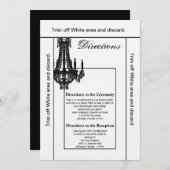 3.5x6 Routebeschrijving Kaart Crystal Kroonluchter (Voorkant / Achterkant)