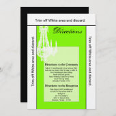 3.5x6 Routebeschrijving Kaart Crystal Kroonluchter (Voorkant / Achterkant)