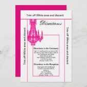 3.5x6 Routebeschrijving Kaart Crystal Kroonluchter (Voorkant / Achterkant)