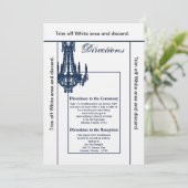 3.5x6 Routebeschrijving Kaart Crystal Kroonluchter (Staand voorkant)