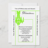 3.5x6 Routebeschrijving Kaart Crystal Kroonluchter (Voorkant)