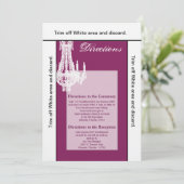 3.5x6 Routebeschrijving Kaart Crystal Kroonluchter (Staand voorkant)