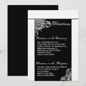 3.5x6 Routebeschrijving Kaart Diamond Sieraden Ket (Voorkant / Achterkant)