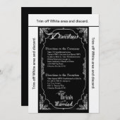 3.5x6 Routebeschrijving Kaart Eet Drink Getrouwd z (Voorkant / Achterkant)