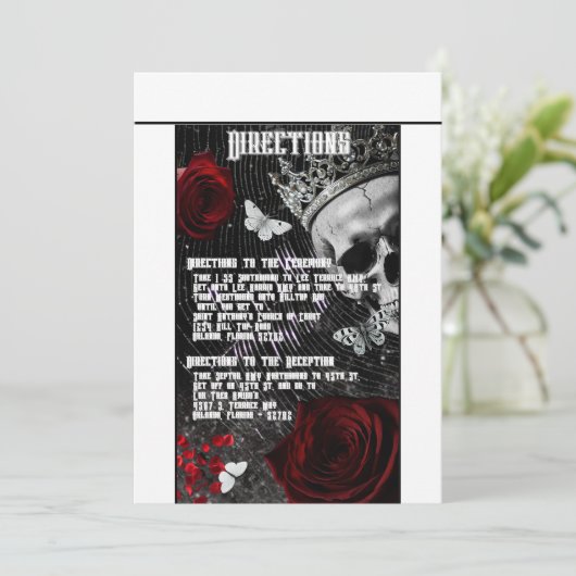 3.5x6 Routebeschrijving Kaart Haunting Adeline Zad (Staand voorkant)