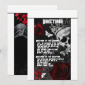 3.5x6 Routebeschrijving Kaart Haunting Adeline Zad (Voorkant / Achterkant)