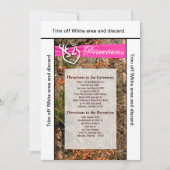 3.5x6 Routebeschrijving Kaart Hertenpaar Doe Buck  (Voorkant)