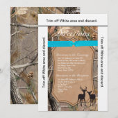 3.5x6 Routebeschrijving Kaart Hunters Camo Camofla (Voorkant / Achterkant)