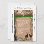 3.5x6 Routebeschrijving Kaart Hunters Camo Camofla (Voorkant)