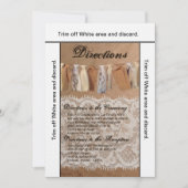 3.5x6 Routebeschrijving Kaart Kraft Papieren Tas K (Voorkant)