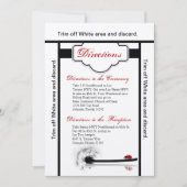 3.5x6 Routebeschrijving Kaart Lady Bug Dandilion F (Voorkant)