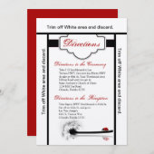 3.5x6 Routebeschrijving Kaart Lady Bug Dandilion F (Voorkant / Achterkant)