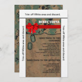 3.5x6 Routebeschrijving Kaart Marine DIGITAL PRINT (Voorkant / Achterkant)