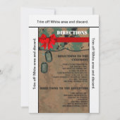 3.5x6 Routebeschrijving Kaart Marine DIGITAL PRINT (Voorkant)