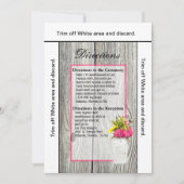 3.5x6 Routebeschrijving Kaart Mason Jar met Wildfl (Voorkant)