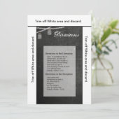 3.5x6 Routebeschrijving Kaart Mason Jar String Lig (Staand voorkant)