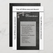 3.5x6 Routebeschrijving Kaart Mason Jar String Lig (Voorkant / Achterkant)