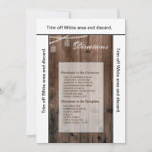 3.5x6 Routebeschrijving Kaart Mason Jar String Lig (Voorkant)