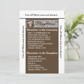 3.5x6 Routebeschrijving Kaart Mason Jars met Rozen (Staand voorkant)