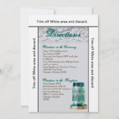 3.5x6 Routebeschrijving Kaart Rustiek Land Mason J (Voorkant)